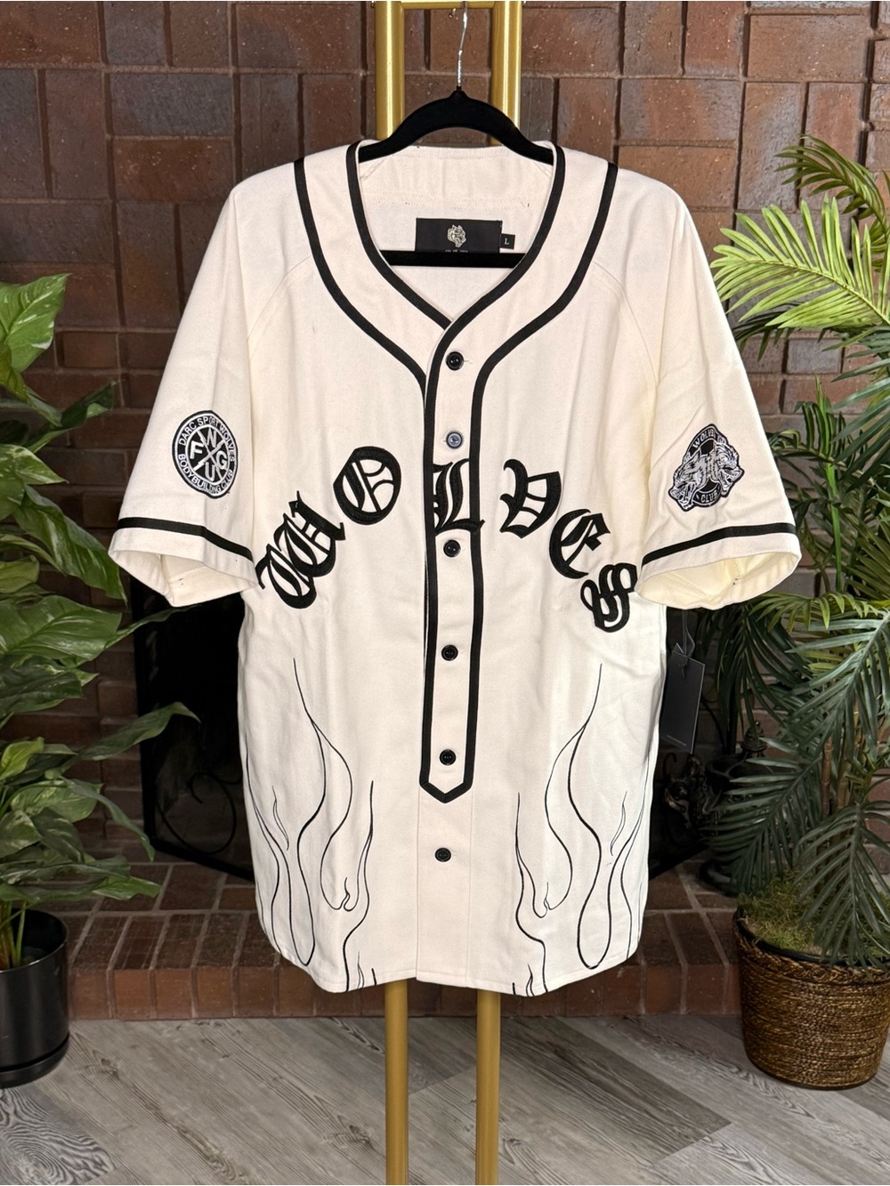 Darc Sport Slugger Baseball Jersey Cream NWT Limited 486/1000 Men’s Size L NWT